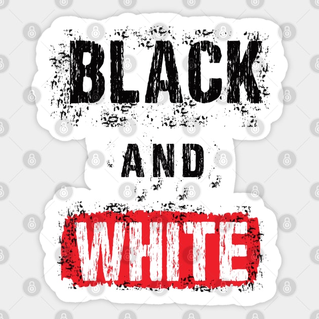 Black and White Sticker by TambuStore